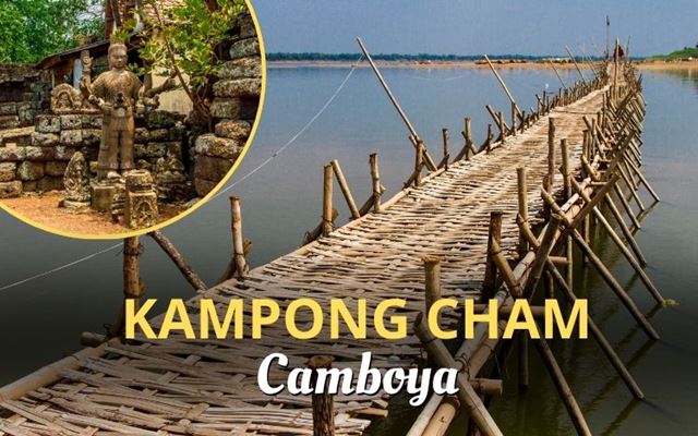 ¿Qué ver y hacer en Kampong Cham, a lo largo del Mekong?