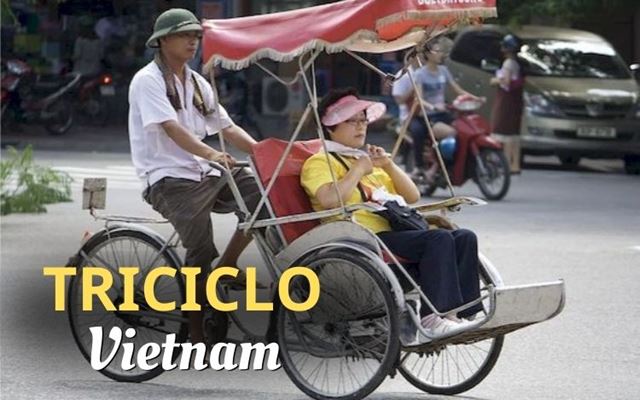 Bicitaxi o triciclo: El transporte emblemático de Vietnam