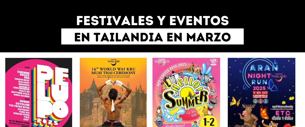 Los 15 Festivales más Coloridos de Tailandia en Marzo 2026