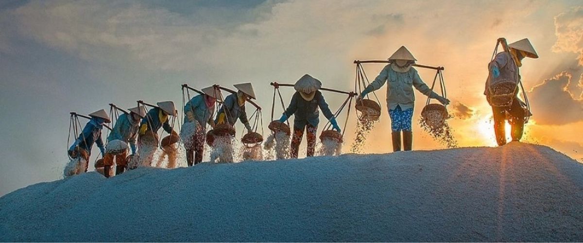 La belleza de las salinas de Hon Khoi