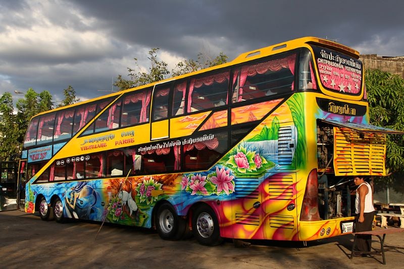 Autobús hacia Vang Vieng