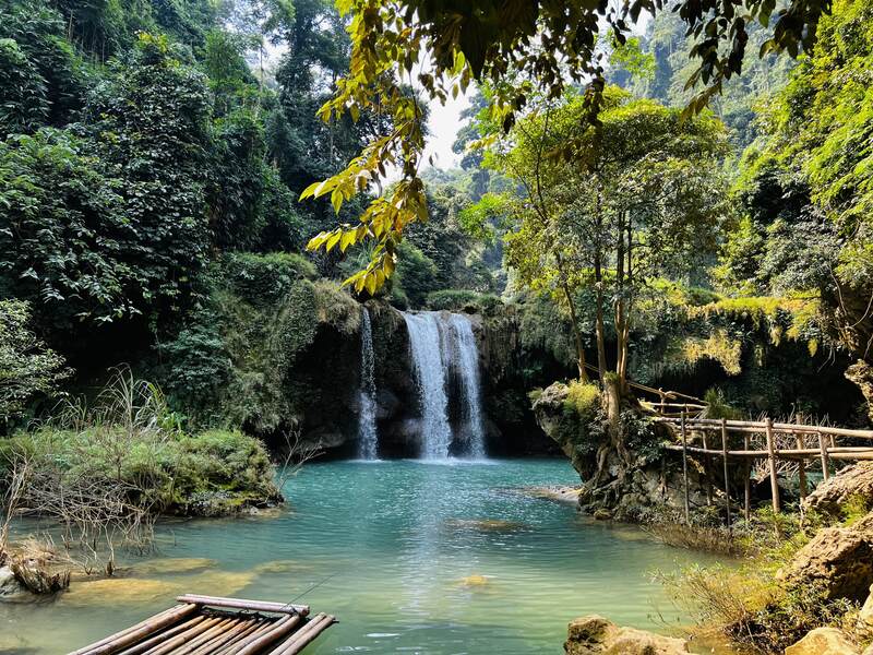 cascadas vietnam en son la