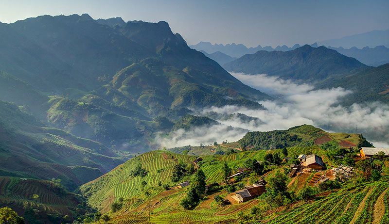 En la cima de la cordillera Tay Con Linh. Foto: Joris Dierickx