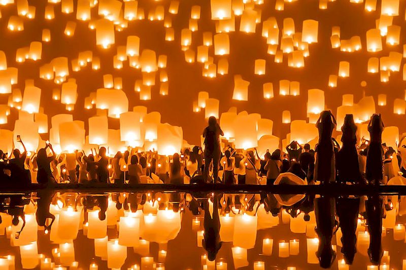 fiestas en tailandia - festival de yi peng