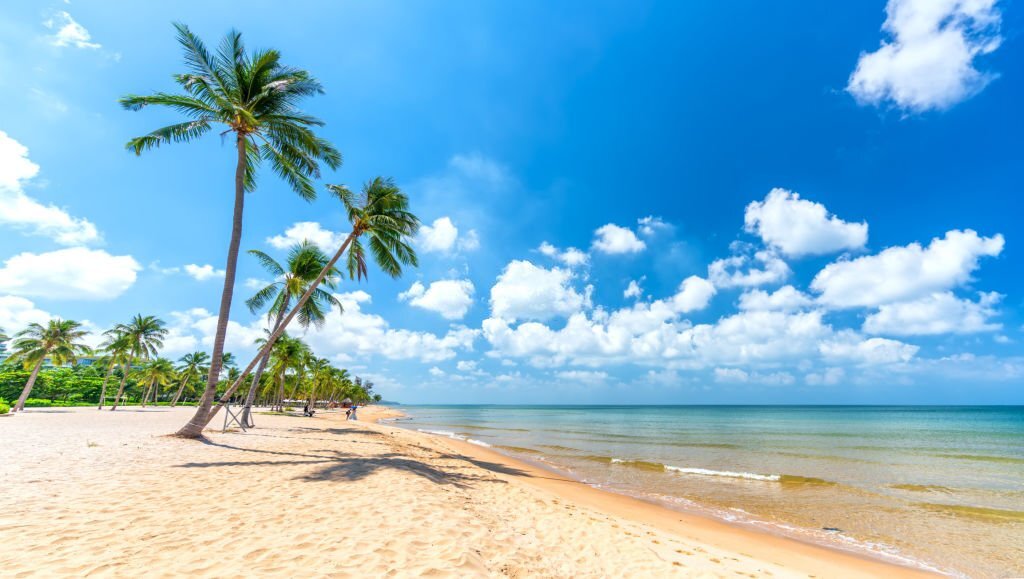Playa de Phu Quoc en la estación seca