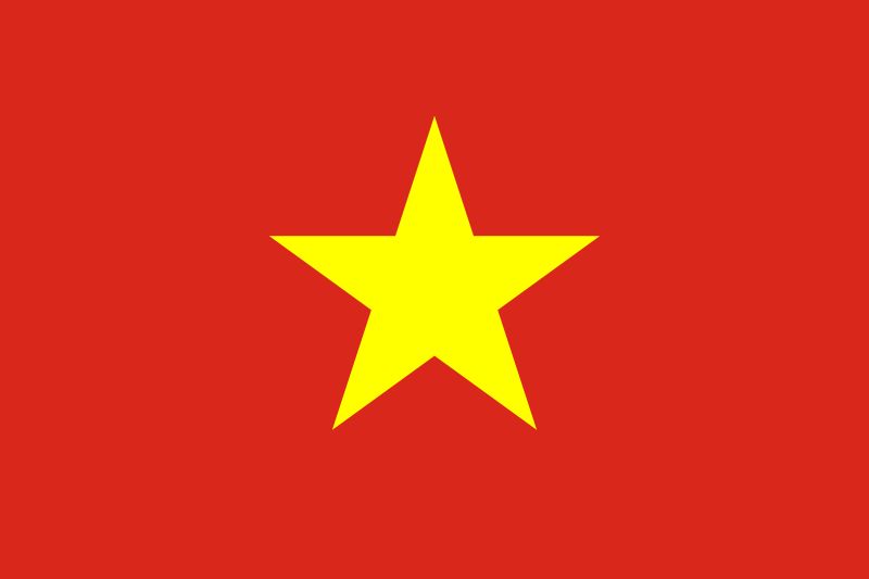 bandera roja con estrella