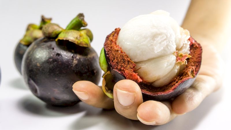 El mangostán tailandés a menudo se exporta a un precio alto 