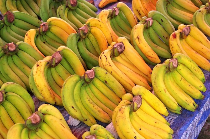 El plátano es una de las frutas más baratas