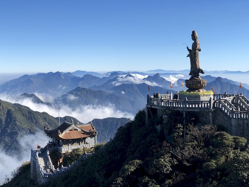 cima del monte Fansipan