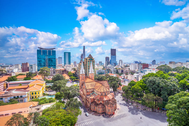 ciudad ho chi minh  vietnam en abril