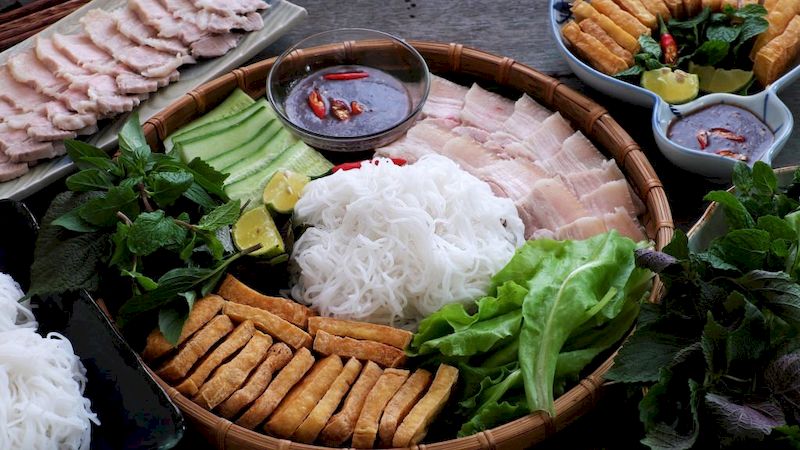 bun dau mam tom vietnam