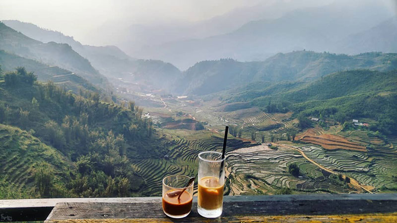 cafe vietnamita - cafe en Sapa