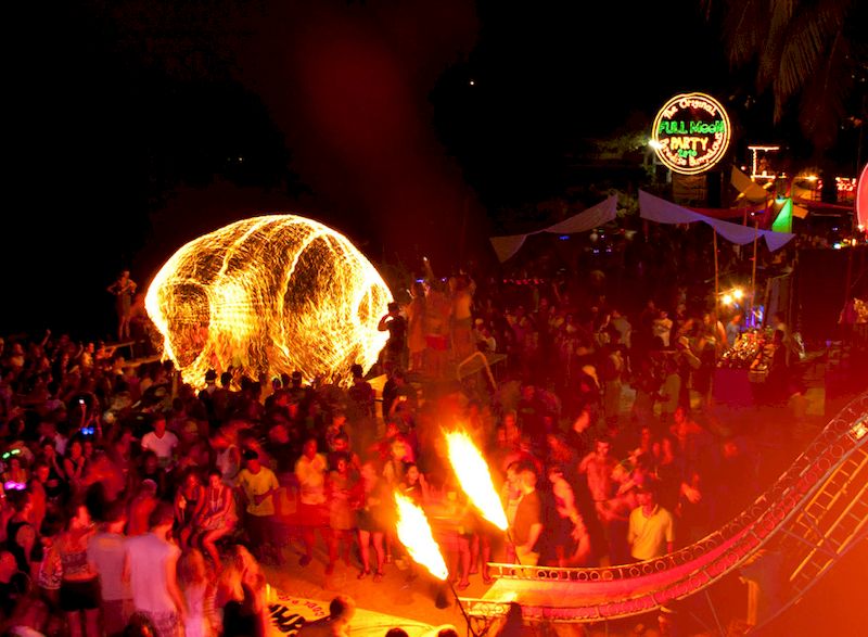 fiestas en tailandia - full moon party