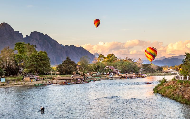 vietnam o laos - vang vieng