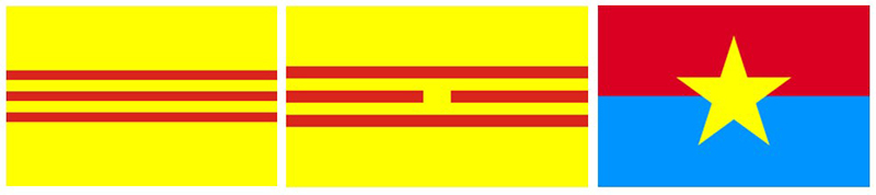 bandera de vietnam del sur