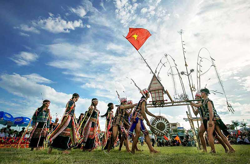 gongs vietnamitas en las tierras altas