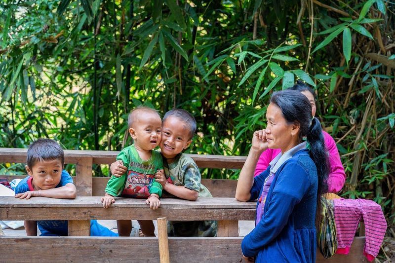laos o camboya - gente local laos