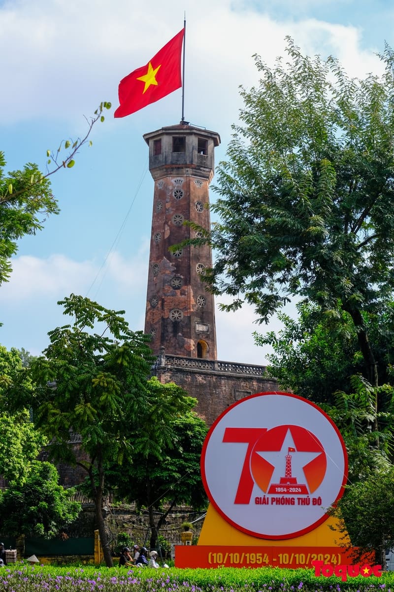 La Torre de la Bandera de Hanoi es un testigo histórico del pasado histórico de la capital a través de los años.