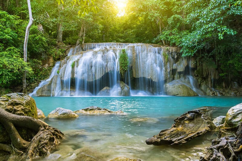 erawan waterfall kanchanaburi