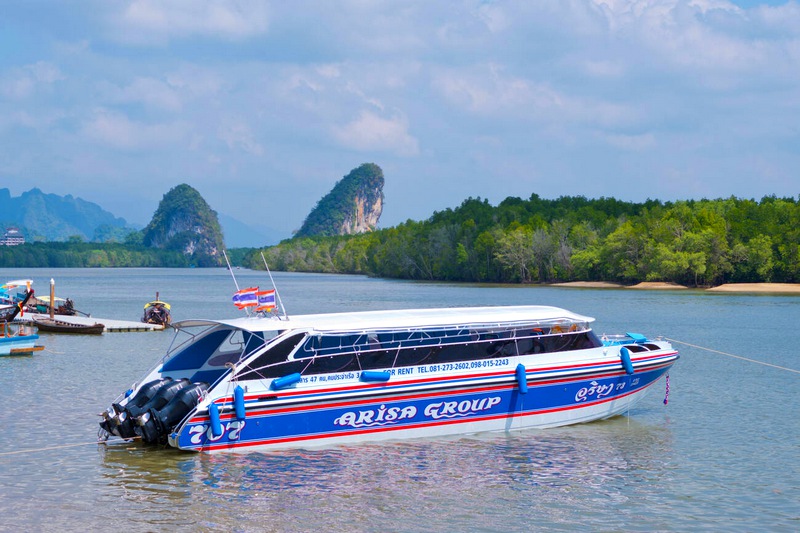 de krabi a phi phi en lancha rapida