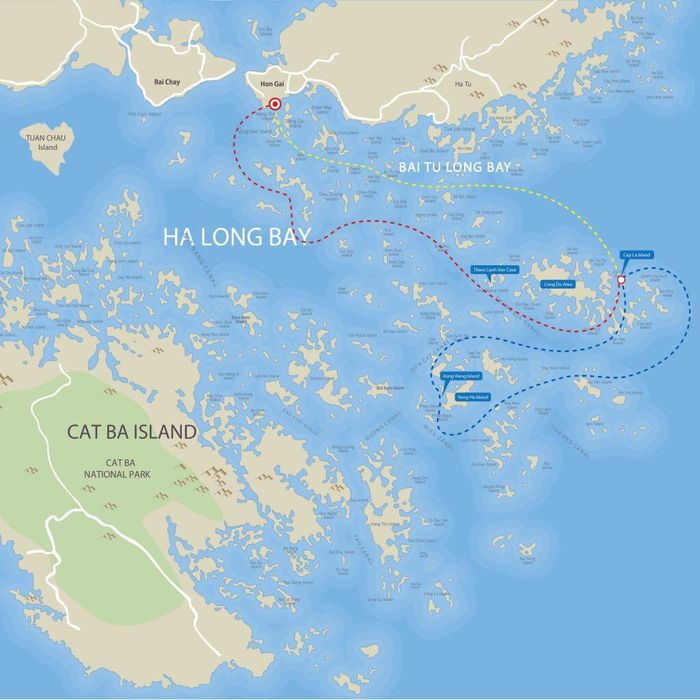 mapa de bai tu long