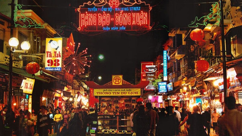 mercado nocturno hanoi el barrio antiguo