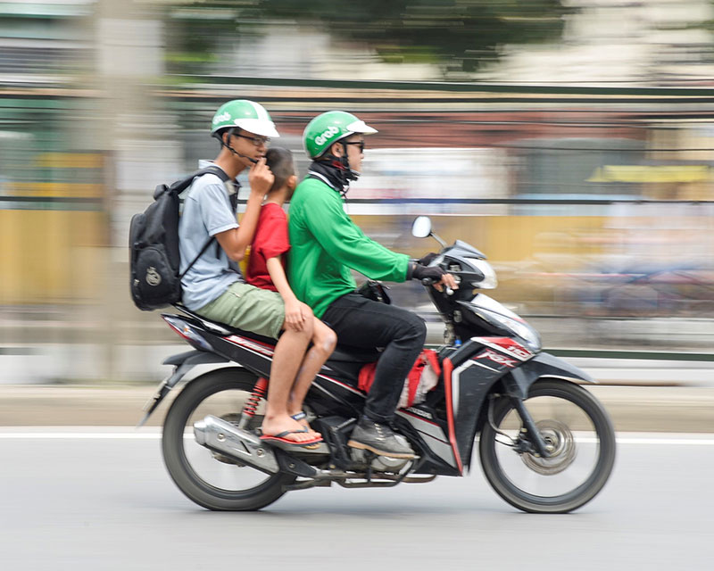 moto taxi en vietnam