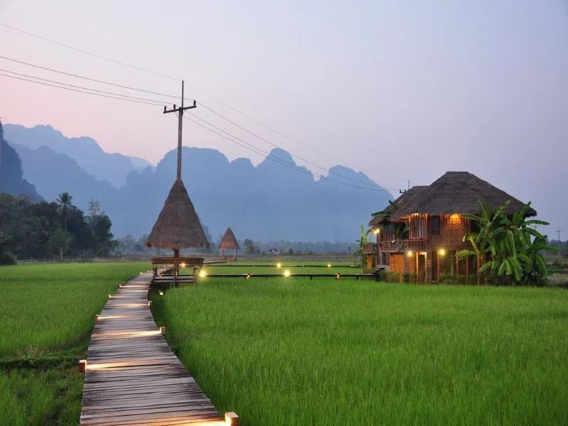 vietnam o laos - tranquilidad en vang vieng