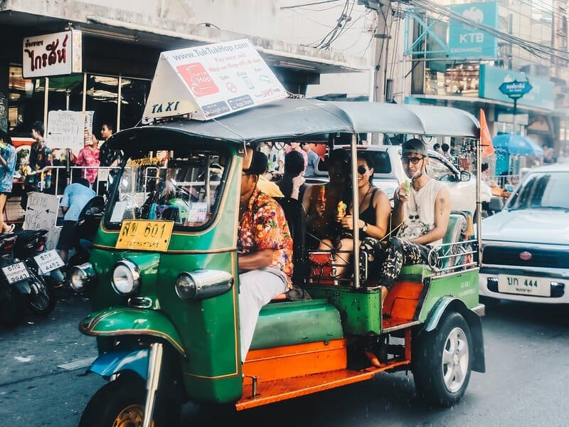 tuk tuk en tailandia