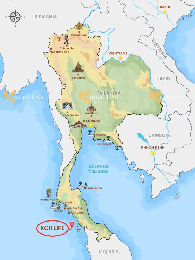 ubicacion de koh lipe
