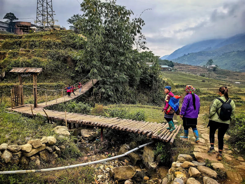 valle muong hoa - senderismo