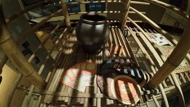 El espacio de exhibición de la cerámica
