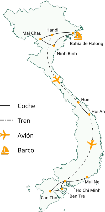 [col-img15] itinerario por vietnam en 17 dias