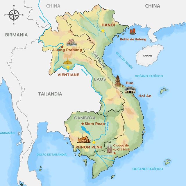 Panorama: Vietnam, Camboya y Laos