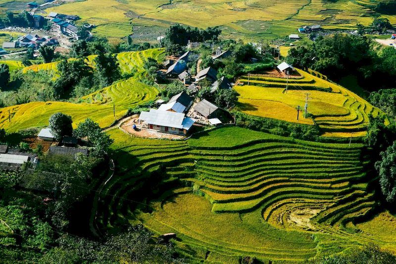 El pueblo de Ta Van, Sapa, atrae por su belleza tranquila y sencilla