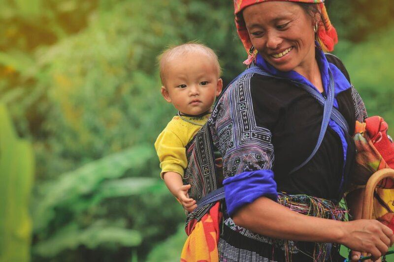 La minoría étnica en Sapa